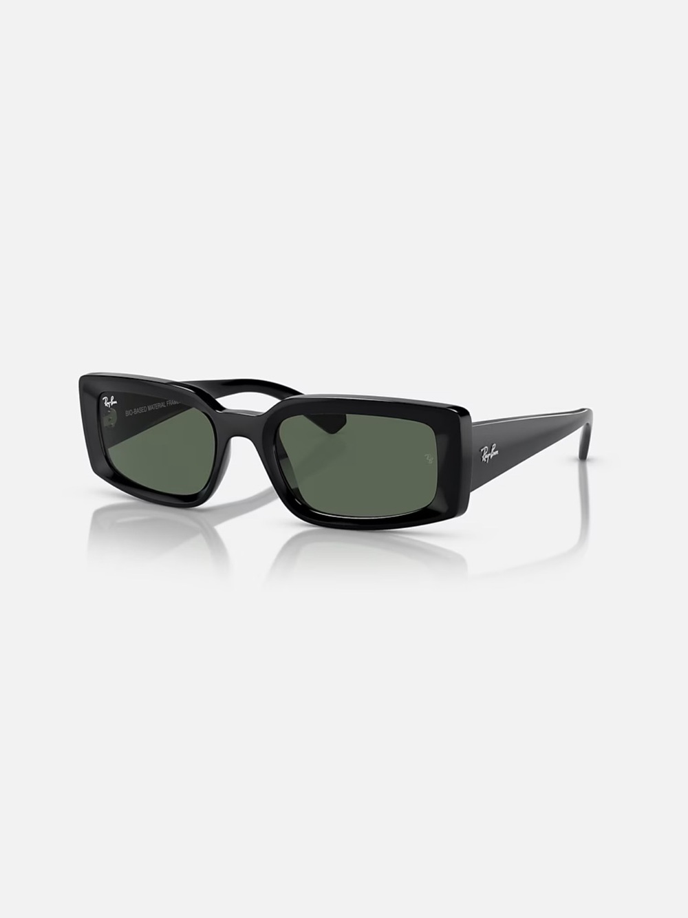 Ray-Ban Kiliane Bio-based frames black with green lenses